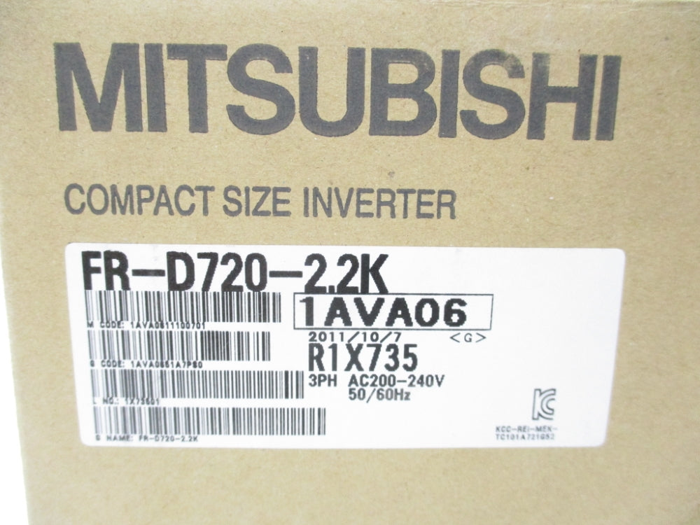 MITSUBISHI FR-D720-2.2K NSMP