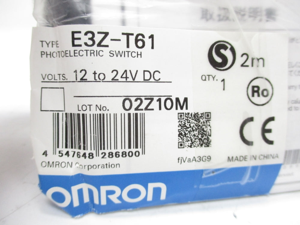 OMRON E3Z-T61 12-24VDC 2M NSMP