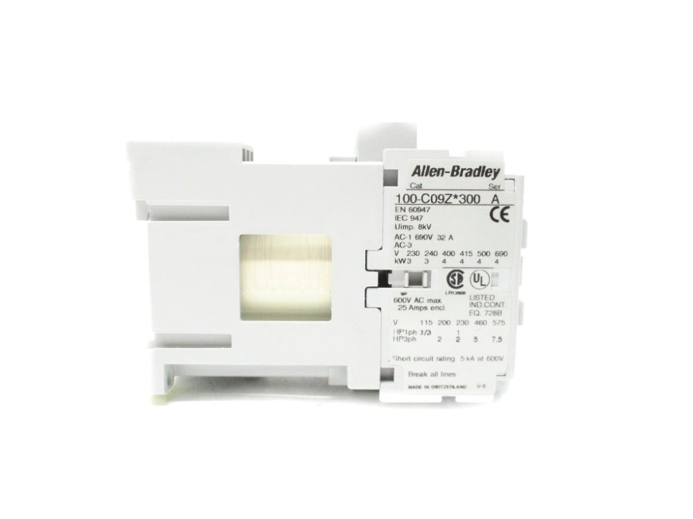 ALLEN BRADLEY 100-C09ZJ300 SER. A 24VDC NSNP