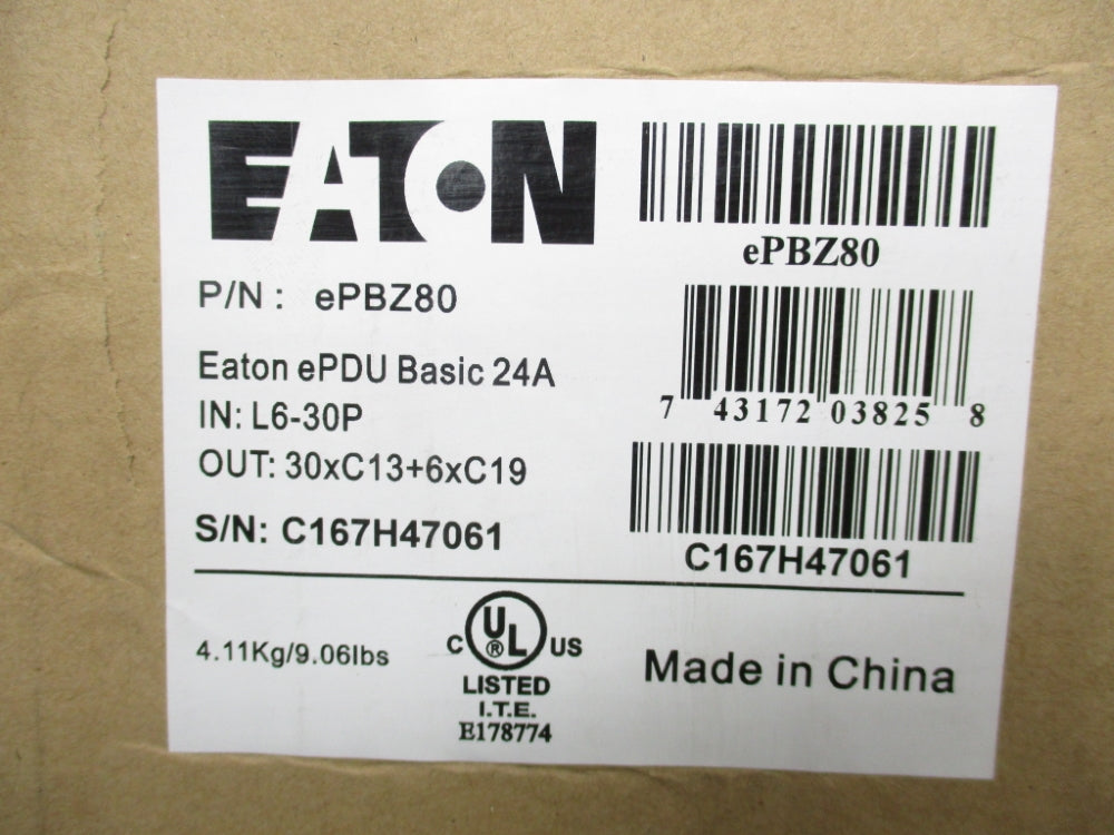 EATON EPBZ80 NSFS