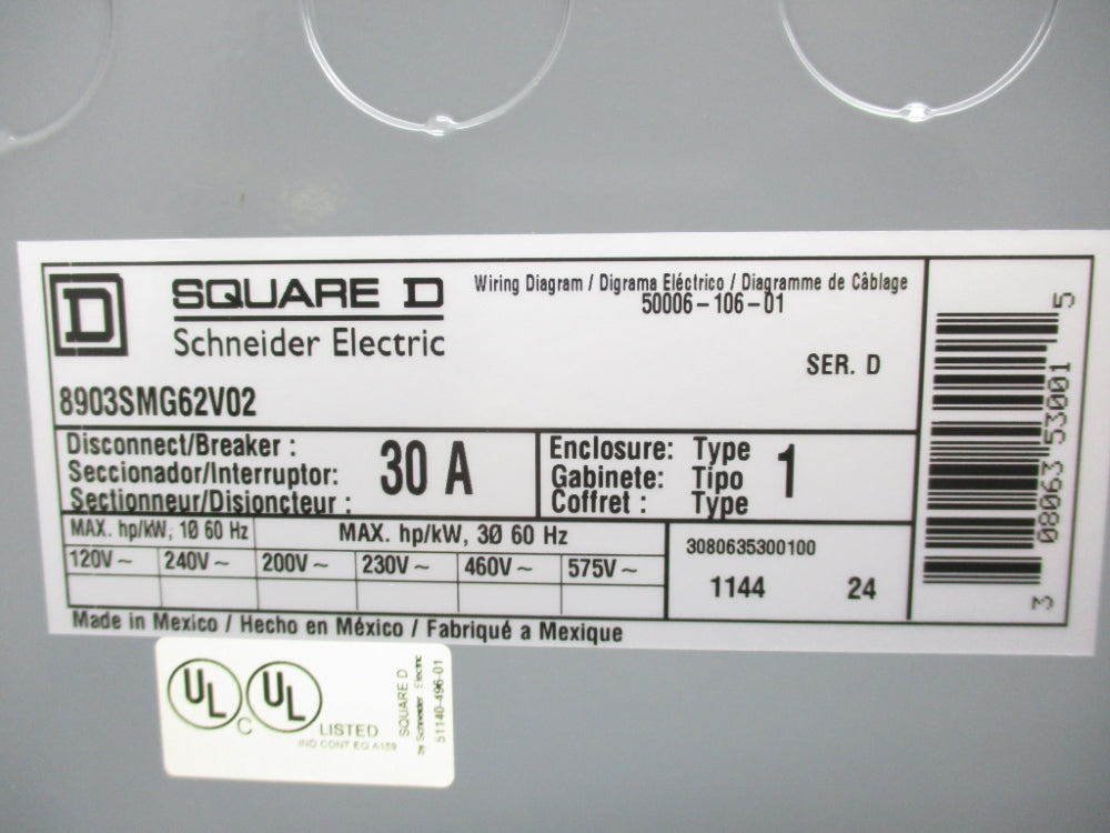 SQUARE 8903SMG62V02 NSMP