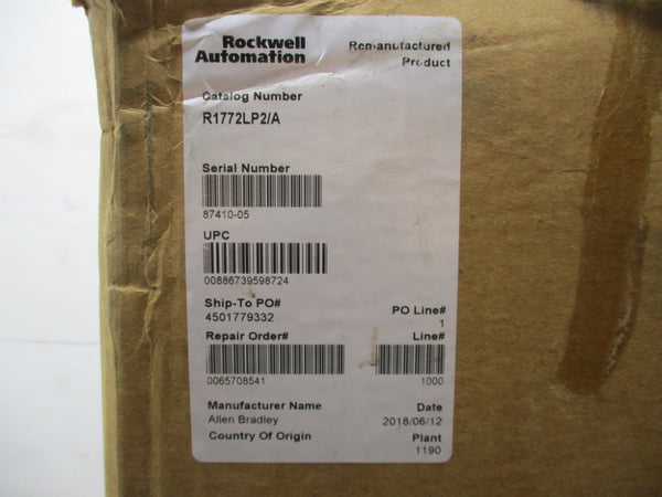 ALLEN BRADLEY 1772-LP2 SER. A REMAN