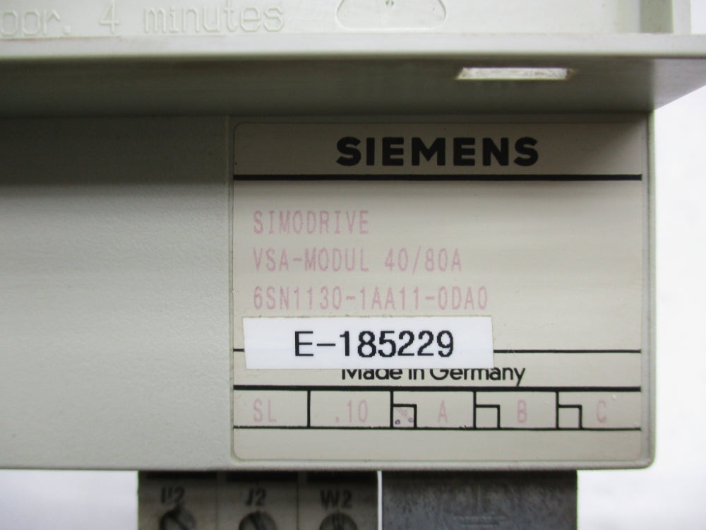 SIEMENS 6SN1130-1AA11-0DA0 UNMP