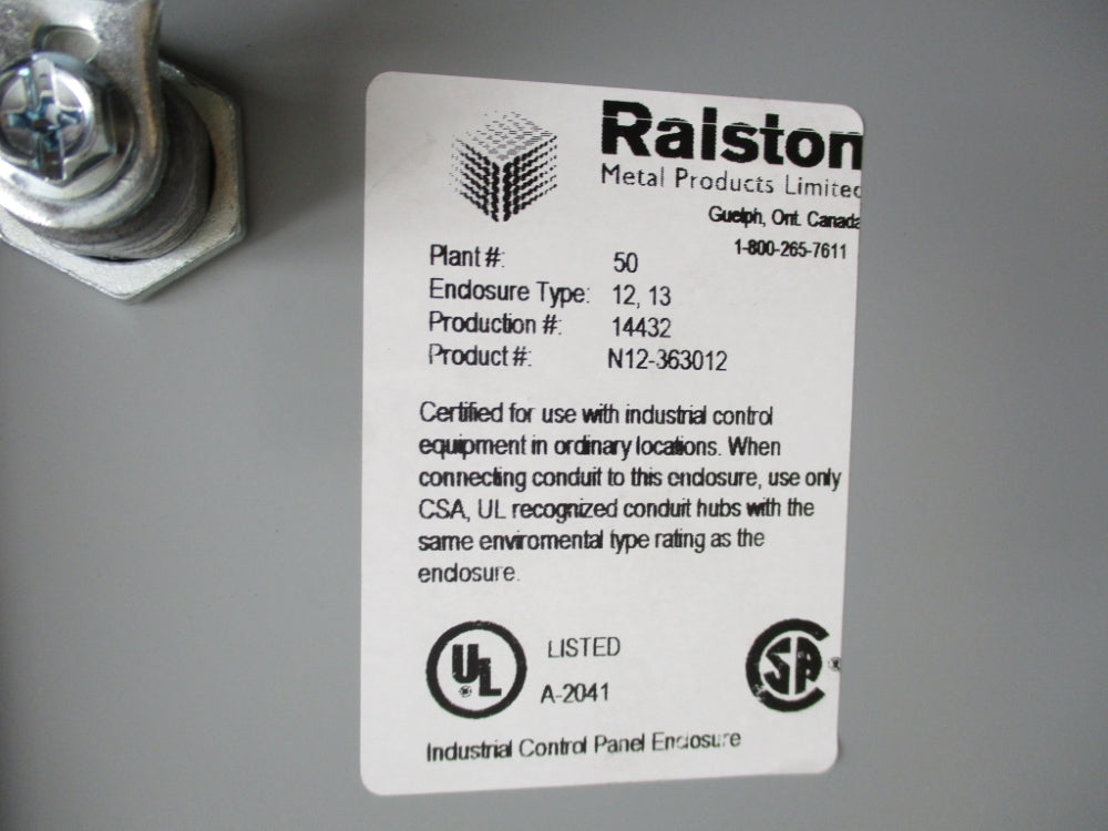 RALSTON N12-363012 NSMP