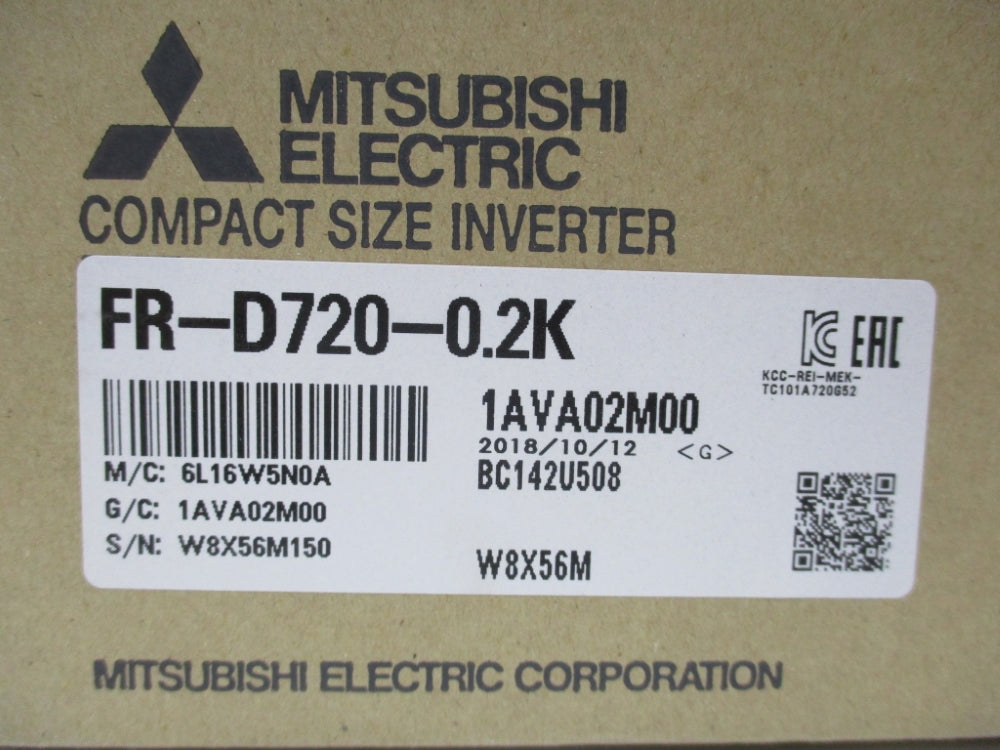 MITSUBISHI FR-D720-0.2K NSMP
