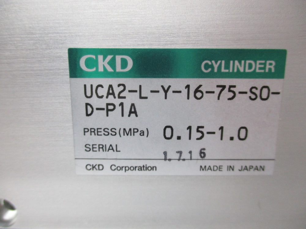 CKD UCA2-L-Y-16-75-S0-D-P1A NSNP