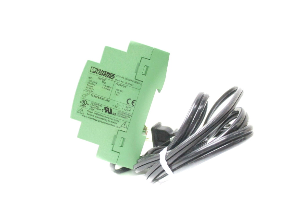 PHOENIX CONTACT STEP-PS-100-240AC/24DC/1.5 2938947 UNMP