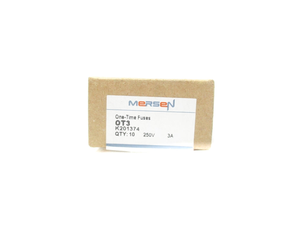 MERSEN OT3 K201374 250V 3A (PKG OF 10) NSFS