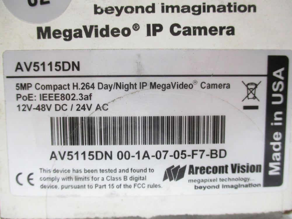 ARECONT VISION AV5115DN NSMP