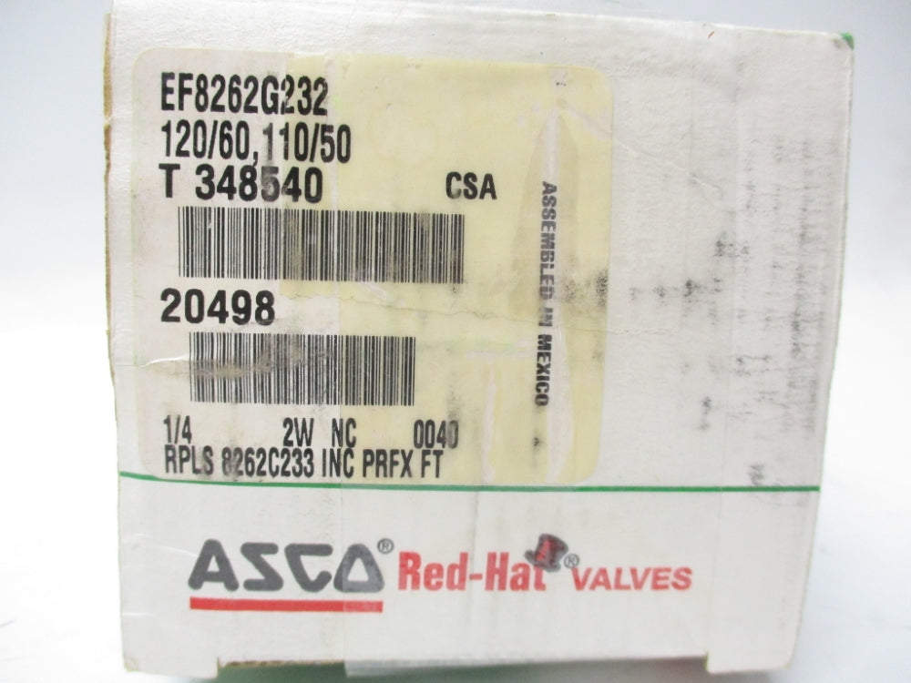 ASCO EF8262G232 110/120V 300PSI NSMP
