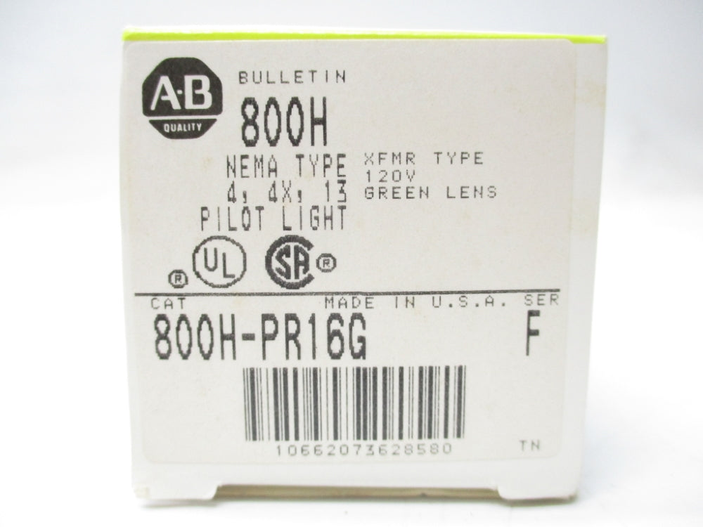 ALLEN BRADLEY 800H-PR16G SER. F (WH,YL) NSMP