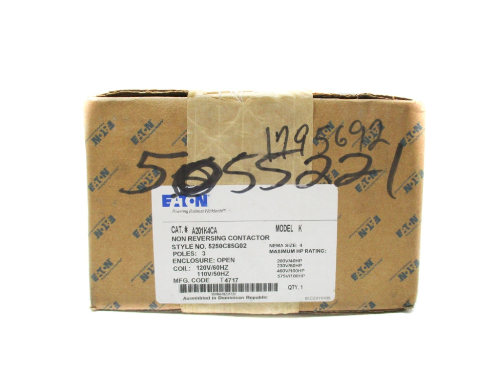 EATON A201K4CA 120V NSFS