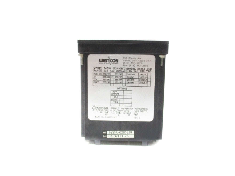 WESTCON 2435A-0285239 NSNP