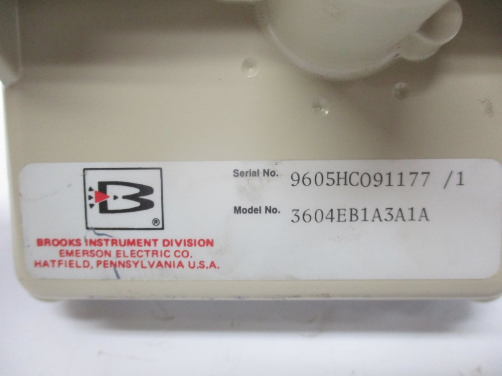 BROOKS INSTRUMENT 3604EB1A3A1A 1500PSIG NSNP