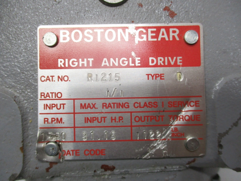 BOSTON GEAR R1215-1-D UNMP