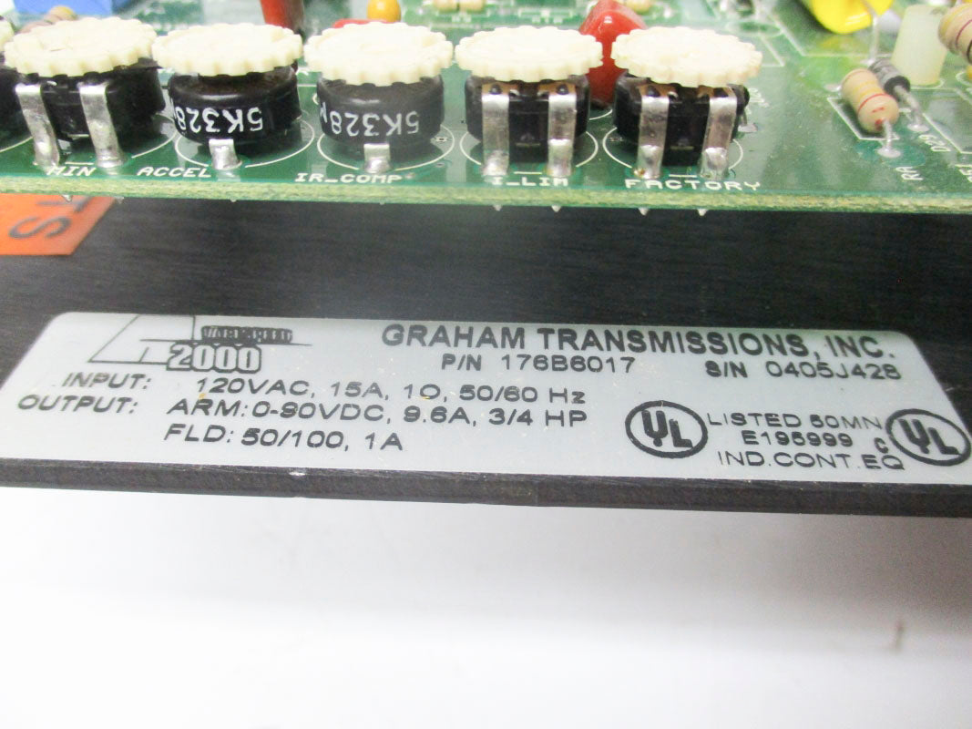 GRAHAM TRANSMISSIONS 176B6017 NSNP