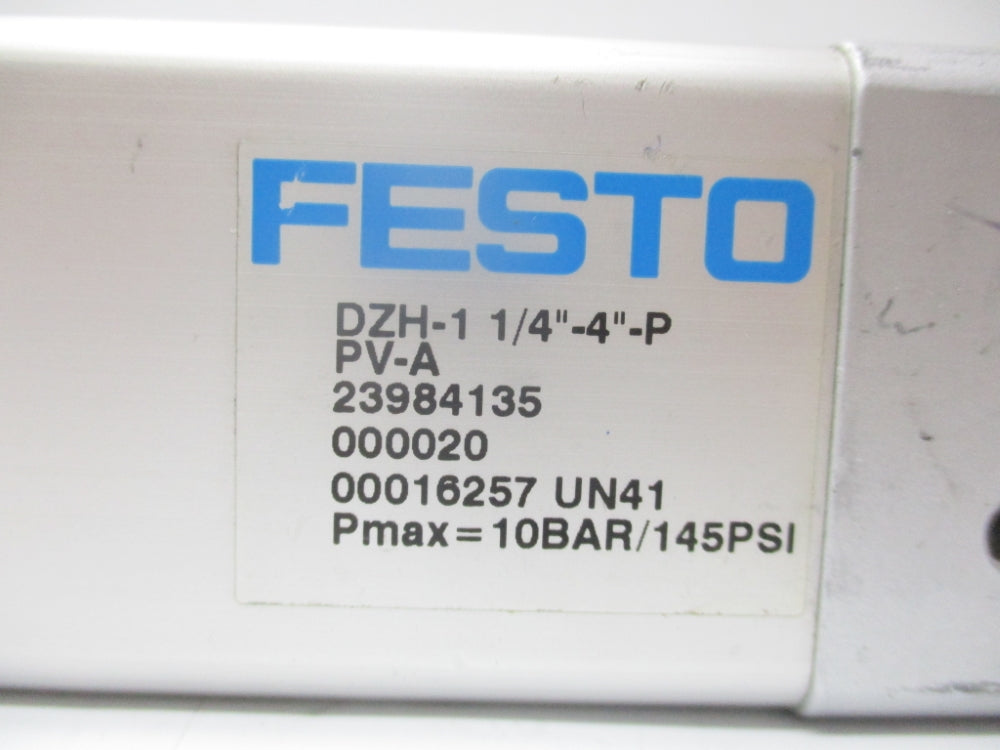 FESTO DZH-1-1/4"-4"-P-PV-A 145PSI NSMP