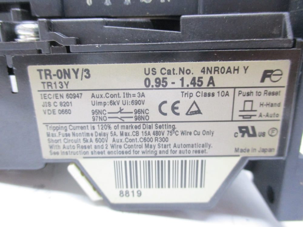 FUJI 4NR0AHY TR-0NY/3 0.95-1.45A UNMP