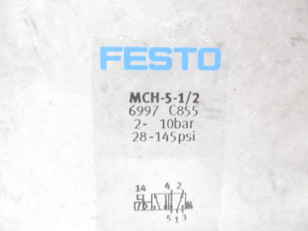 FESTO MCH-5-1/2 6997 28-145PSI NSMP
