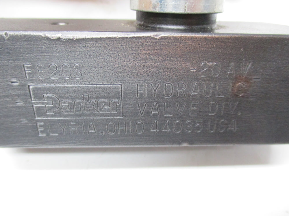 PARKER F820S-20AV 5000PSI NSNP