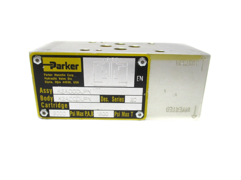 PARKER K2ACCDUPN 3000PSI (AS PICTURED) NSNP