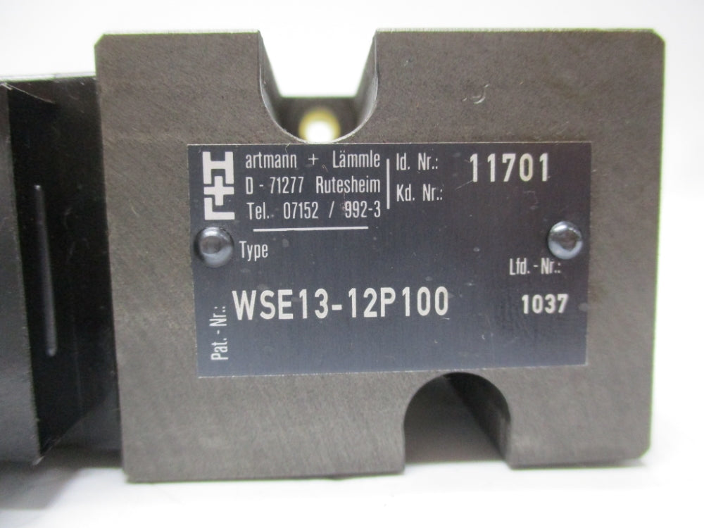 HARTMANN+LAMMLE WSE13-12P100 24V NSNP