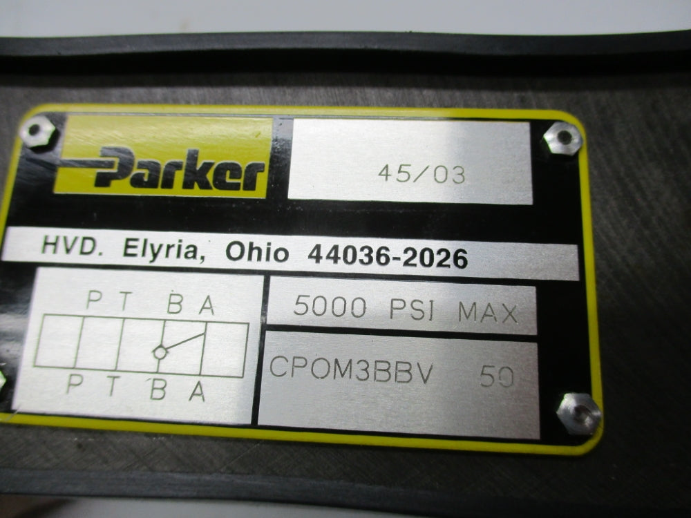 PARKER CPOM3BBV-50 5000PSI NSMP