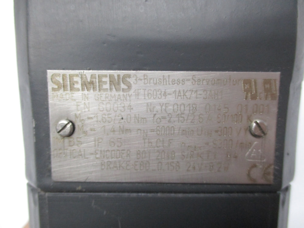 SIEMENS 1FT6034-1AK71-3AH1 NSNP