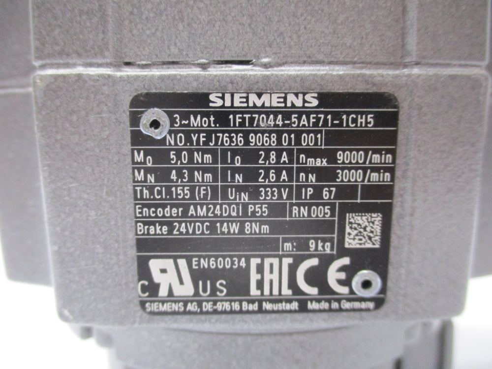 SIEMENS 1FT7044-5AF71-1CH5 NSNP