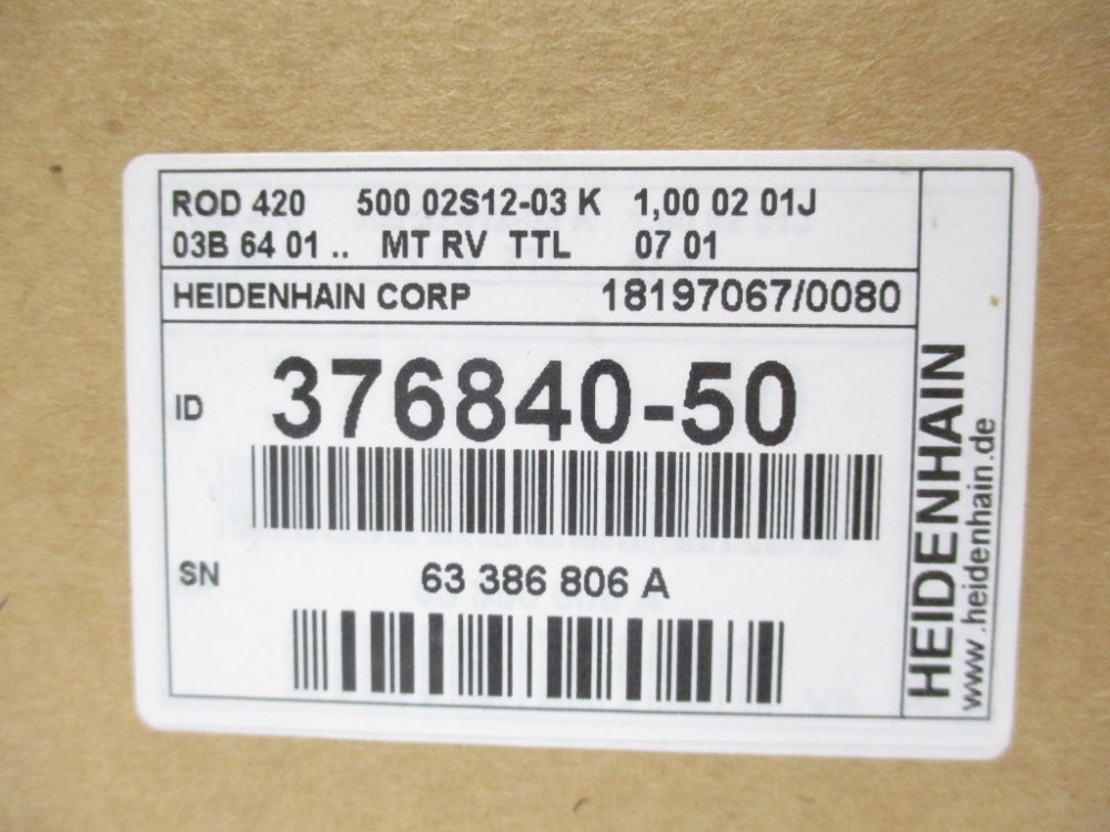 HEIDENHAIN 376840-50 ROD42050002S12-03 NSMP
