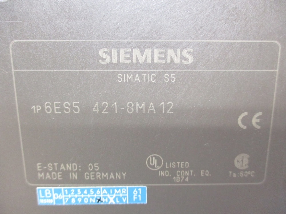 SIEMENS 6ES5421-8MA12 NSNP