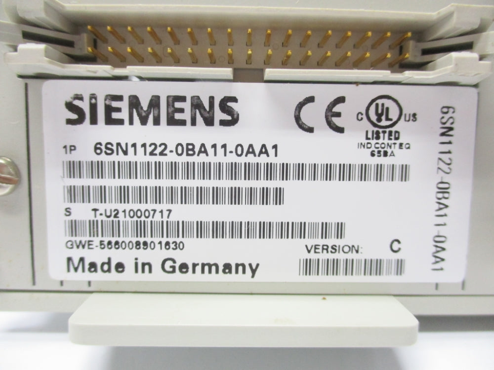 SIEMENS 6SN1122-0BA11-0AA1 NSMP