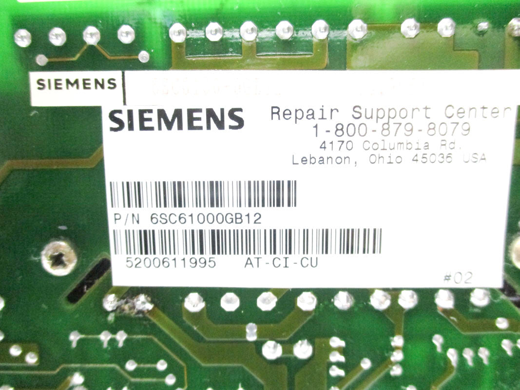 SIEMENS 6SC61000GB12 UNMP