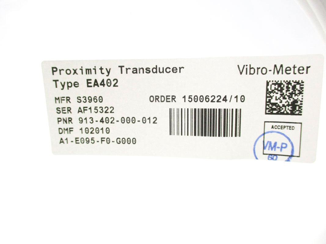VIBRO-METER EA402 913-402-000-012 NSMP