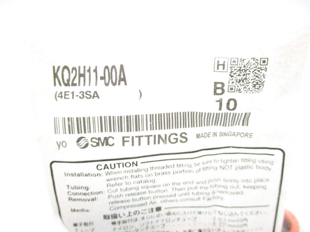 SMC KQ2H11-00A (PKG OF 10) NSMP
