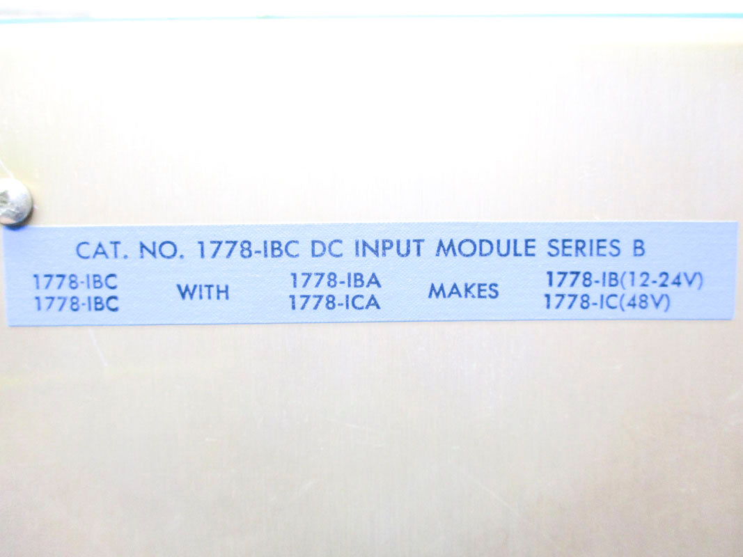 ALLEN BRADLEY 1778-IBC SER. B UNMP