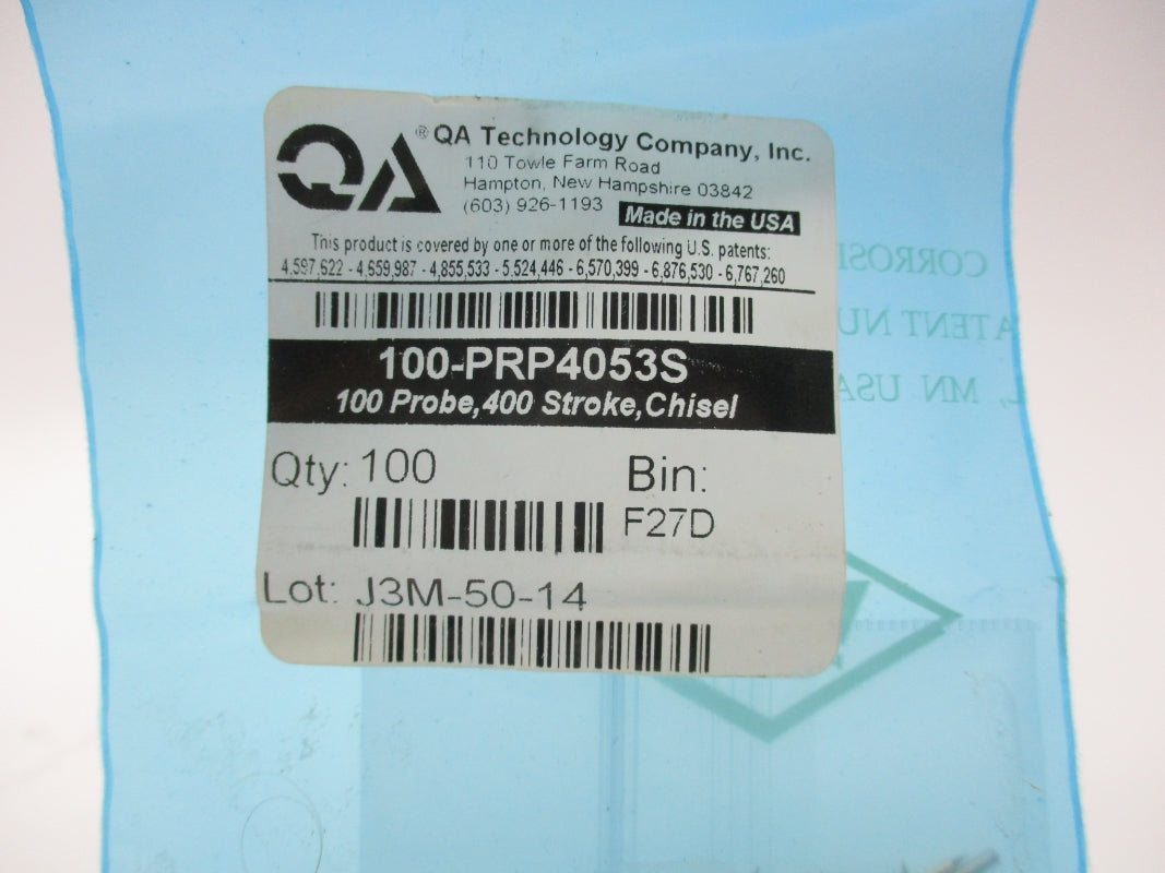 QA TECHNOLOGY 100-PRP4053S (PKG OF 100) NSMP