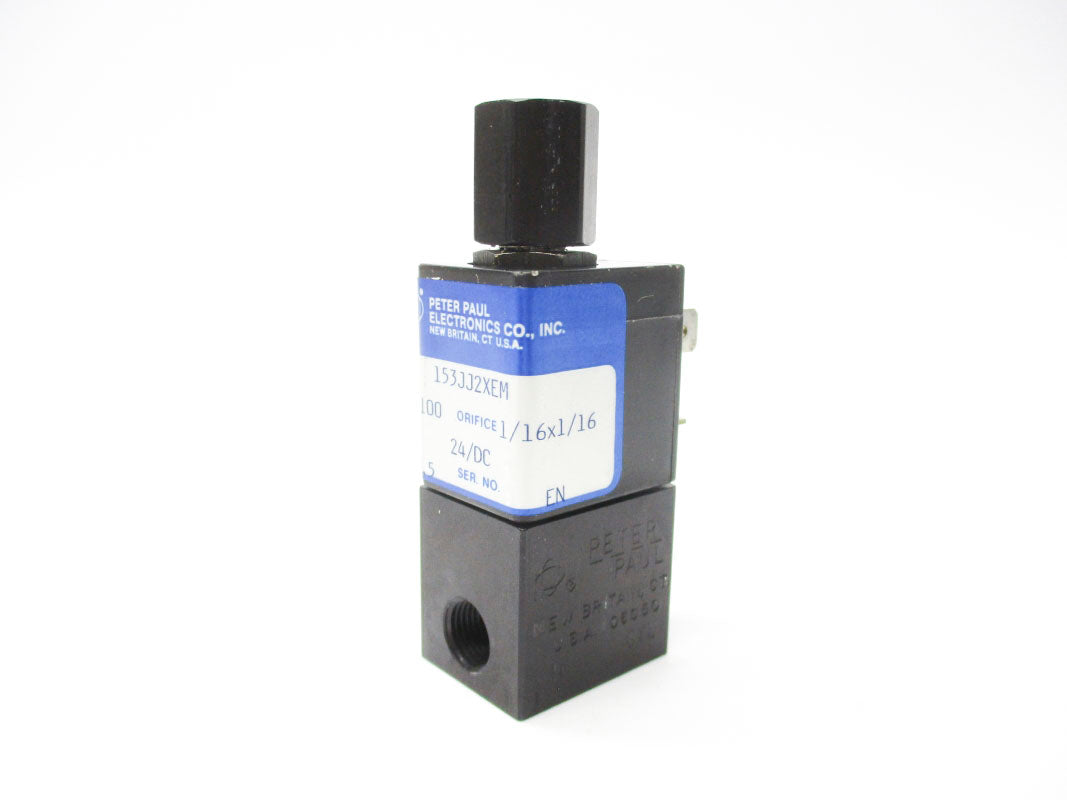 PETER PAUL ELECTRONICS 153JJ2XEM 24VDC 100PSI UNMP