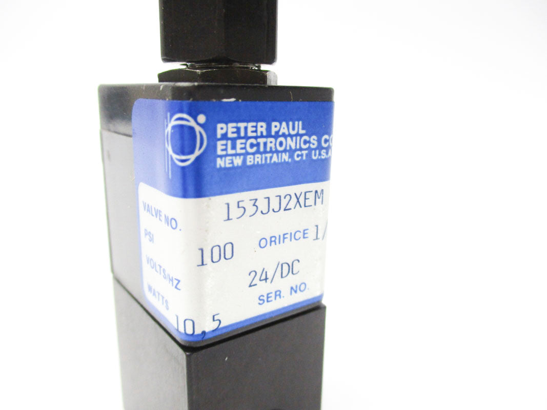 PETER PAUL ELECTRONICS 153JJ2XEM 24VDC 100PSI UNMP