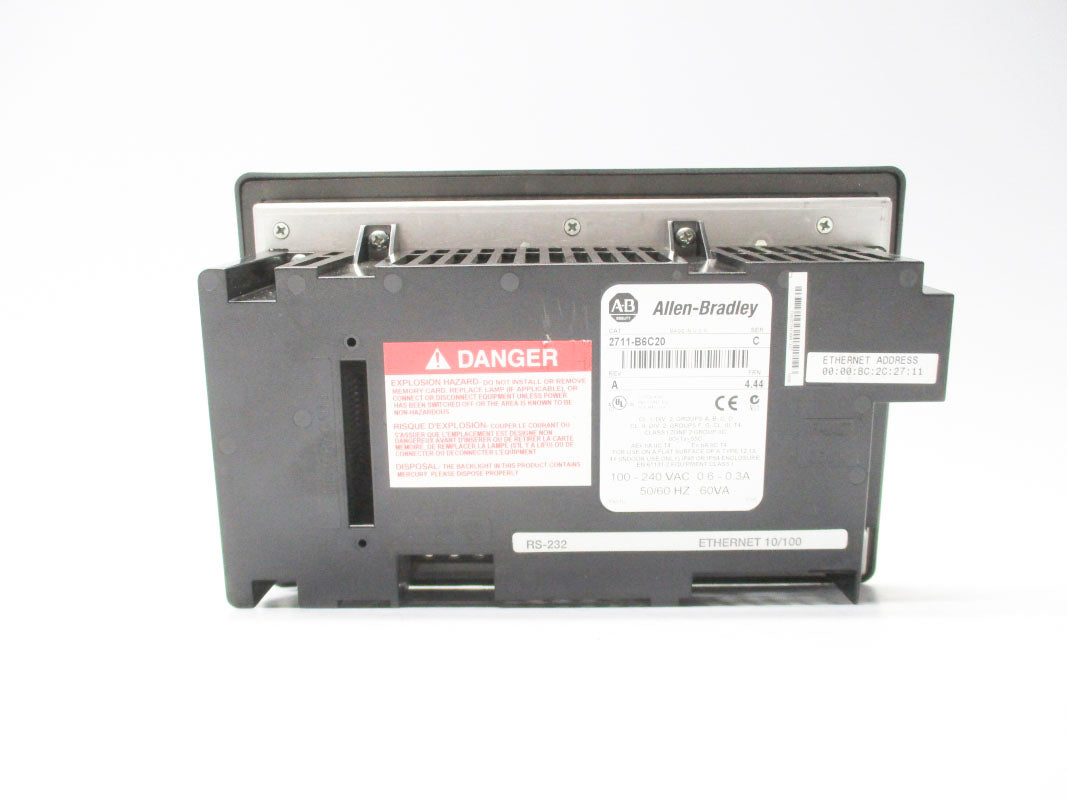 ALLEN BRADLEY 2711-B6C20 SER. C F/W 4.44 UNMP