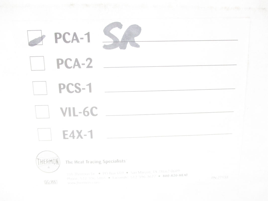 THERMON PCA-1SR (AS PICTURED) NSMP