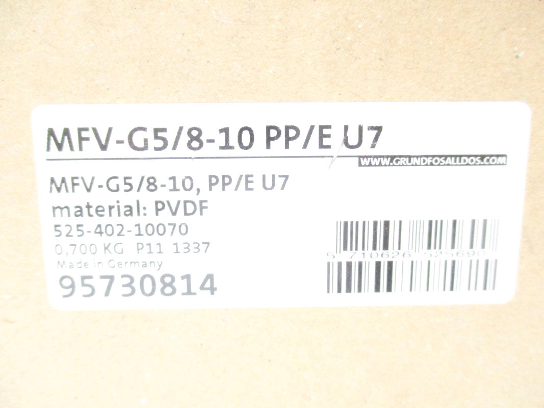 GRUNDFOS MFV-G5/8-10PP/EU7 525-402-10070 NSMP