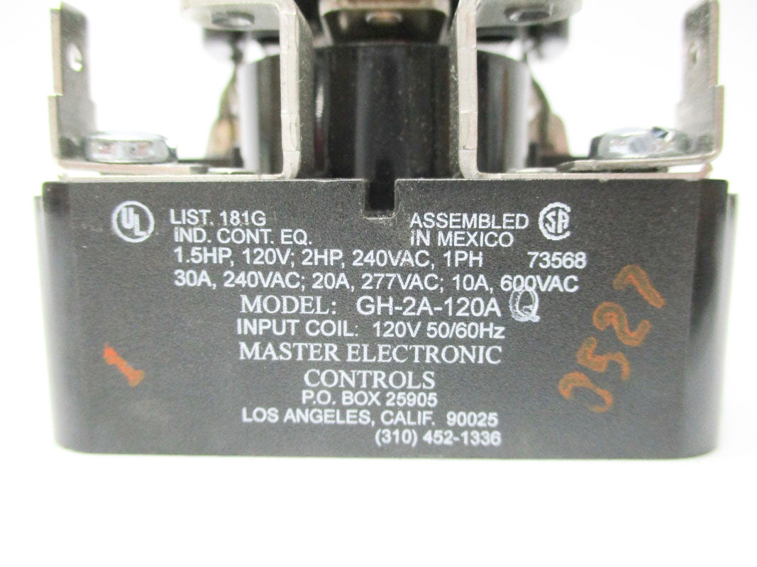 MASTER ELECTRONICS GH-2A-120A NSNP