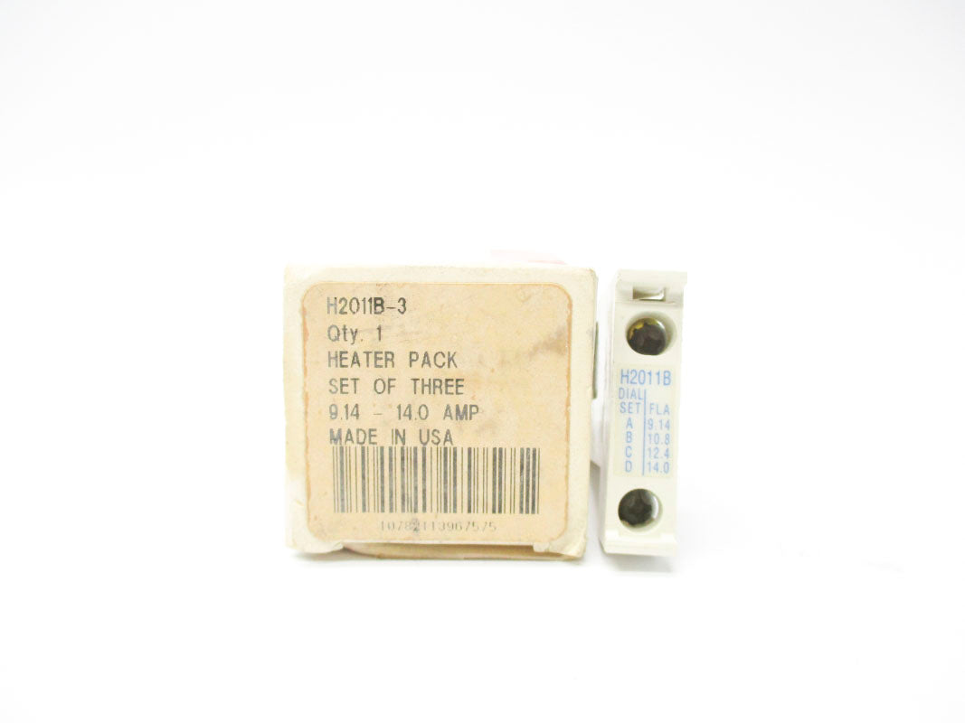 CUTLER HAMMER H2011B-3 9.14-14.0A (PKG OF 3) NSMP