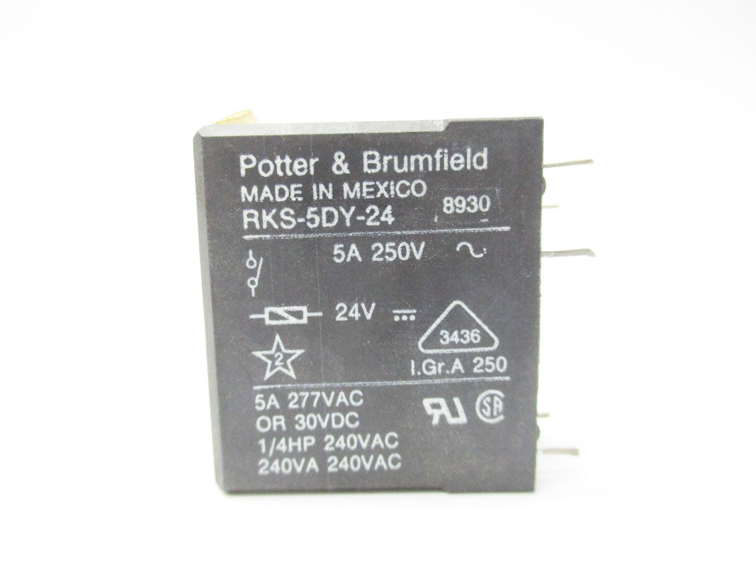 POTTER&BRUMFIELD RKS-5DY-24 5A 24V UNMP