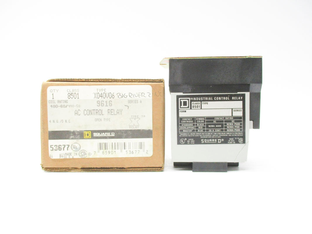 SQUARE D 8501X040V06 SER. A 480V NSMP
