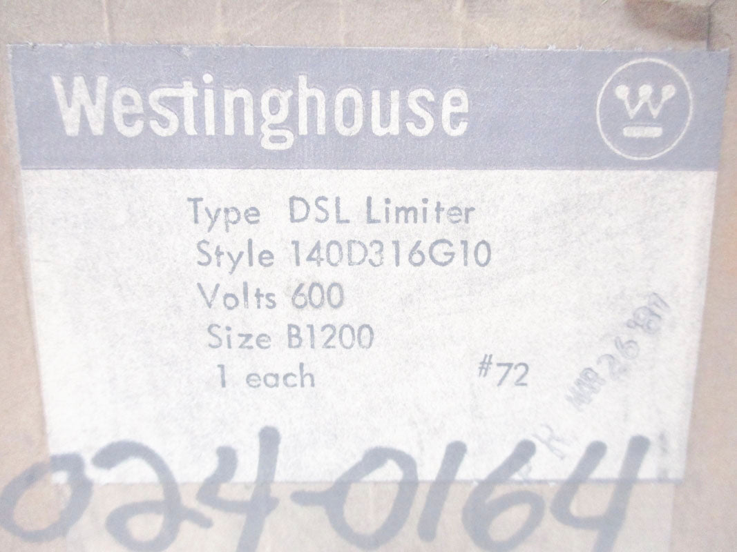 WESTINGHOUSE 140D316G10 NSMP