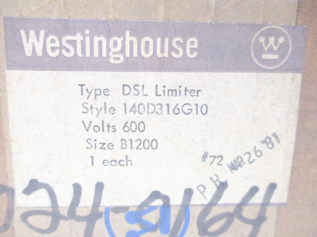 WESTINGHOUSE 140D316G10 NSFS
