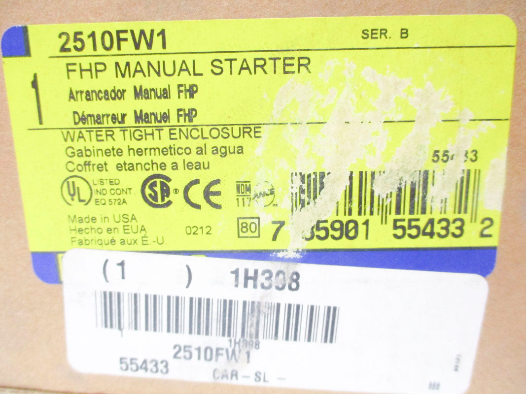 SQUARE D 2510FW1 SER. B 277V NSMP