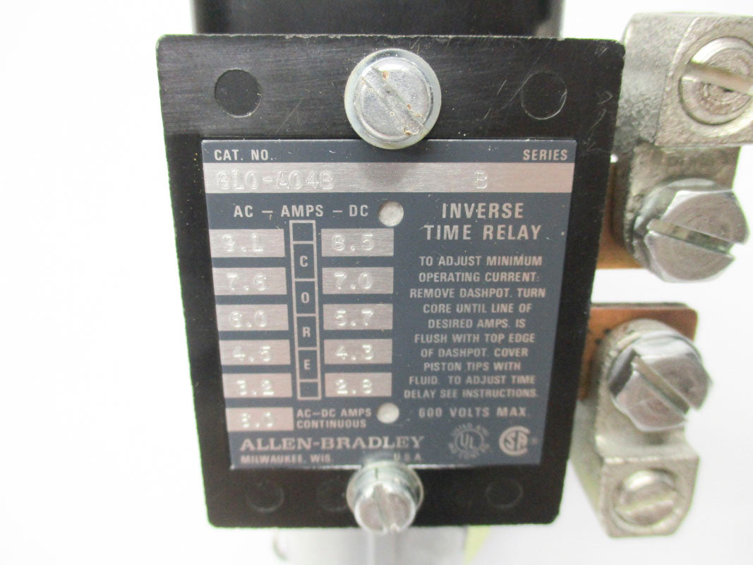 ALLEN BRADLEY 810-A04B SER. B 6A 600V (BR/WH) NSMP